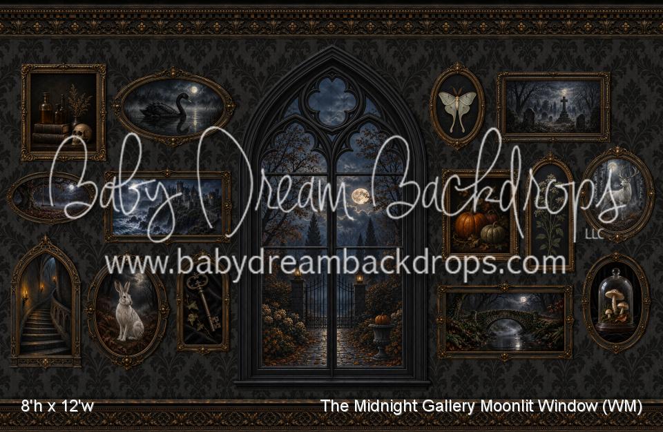The Midnight Gallery Moonlit Window (WM)