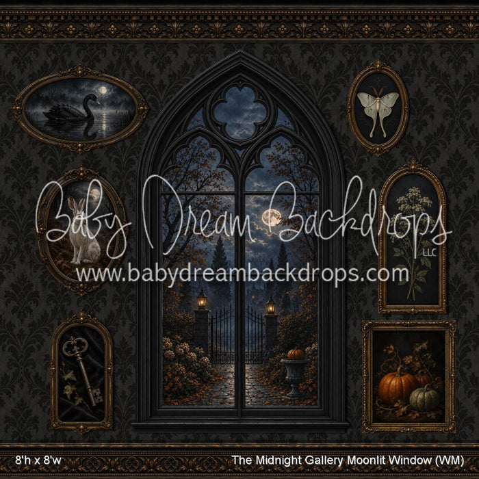 The Midnight Gallery Moonlit Window (WM)