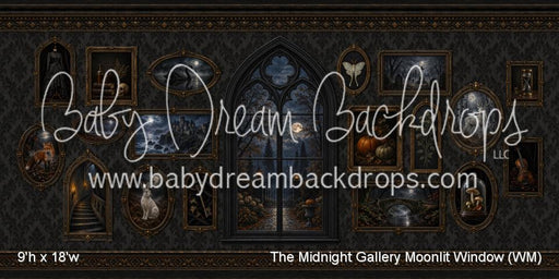 The Midnight Gallery Moonlit Window (WM)