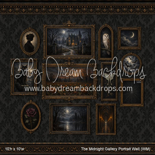 The Midnight Gallery Portrait Wall (WM)