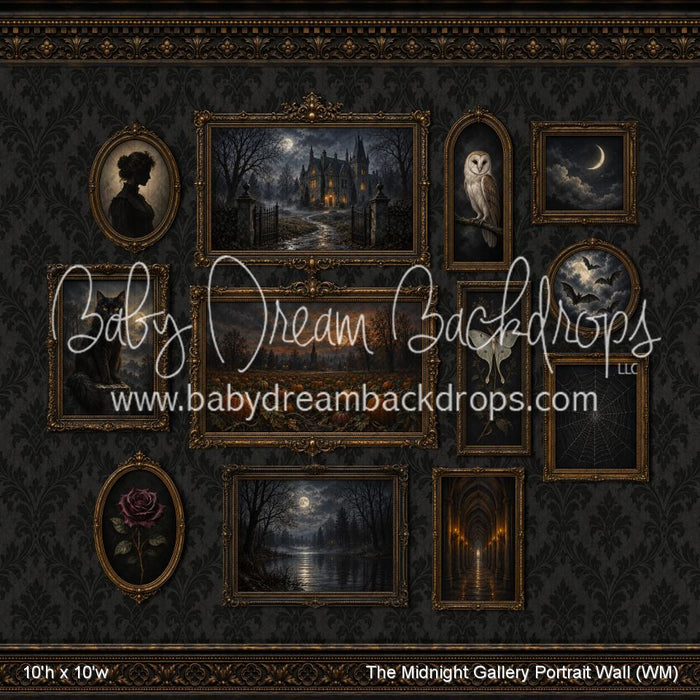 The Midnight Gallery Portrait Wall (WM)