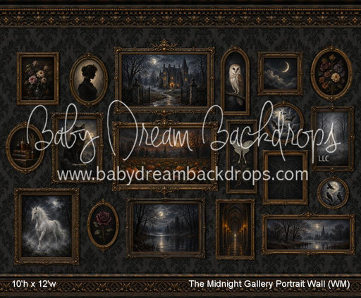 The Midnight Gallery Portrait Wall (WM)