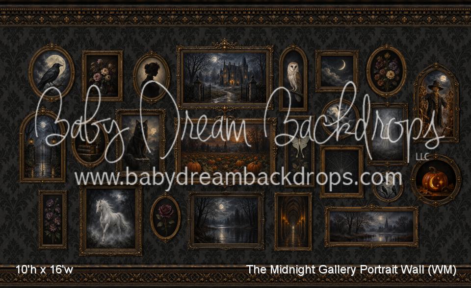 The Midnight Gallery Portrait Wall (WM)