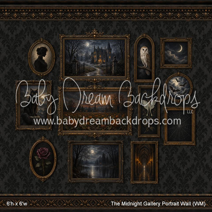The Midnight Gallery Portrait Wall (WM)