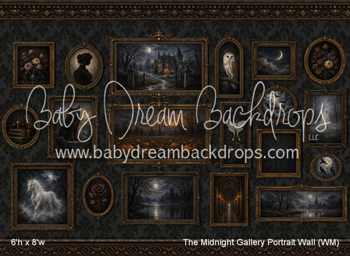 The Midnight Gallery Portrait Wall (WM)