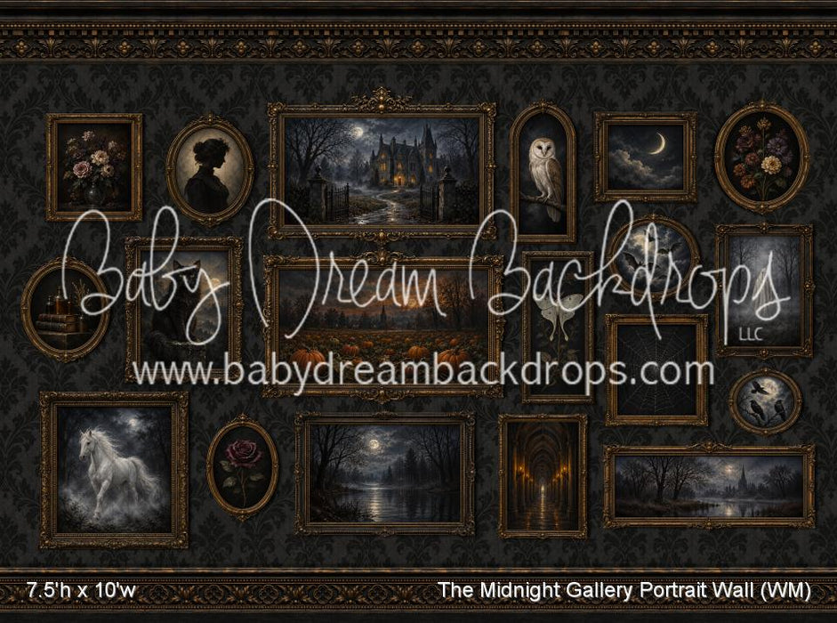 The Midnight Gallery Portrait Wall (WM)