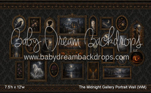 The Midnight Gallery Portrait Wall (WM)