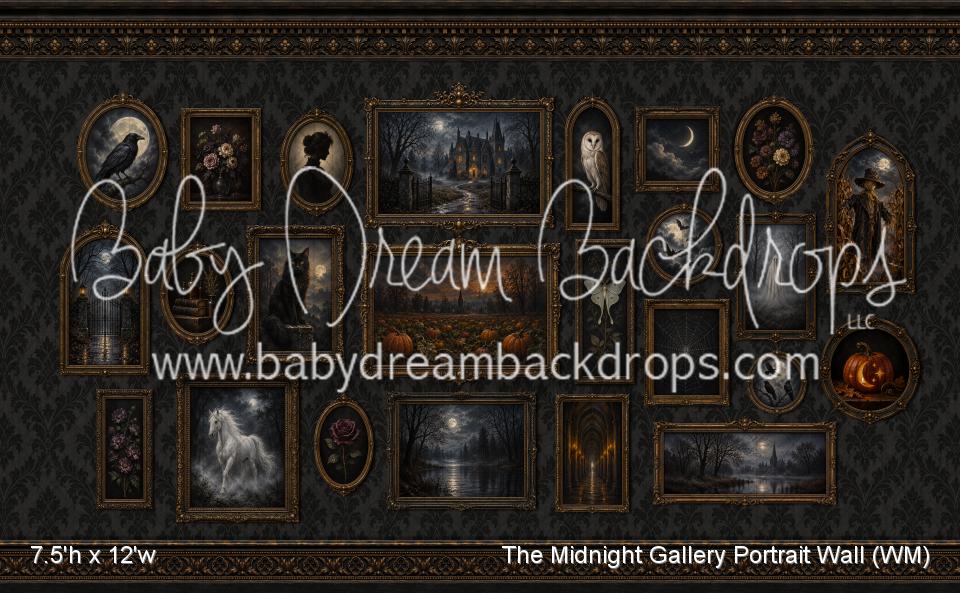 The Midnight Gallery Portrait Wall (WM)