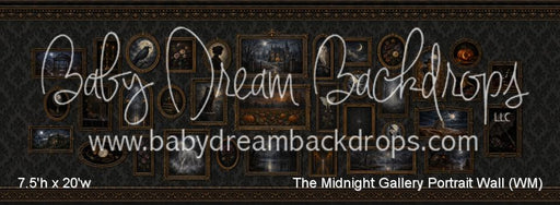 The Midnight Gallery Portrait Wall (WM)