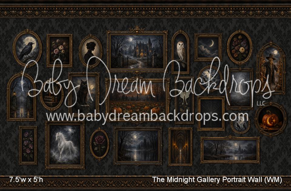 The Midnight Gallery Portrait Wall (WM)