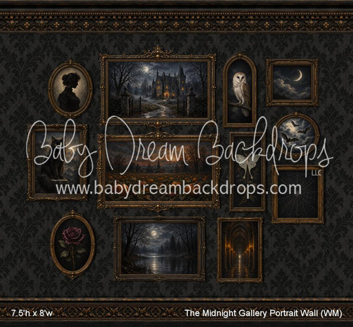 The Midnight Gallery Portrait Wall (WM)