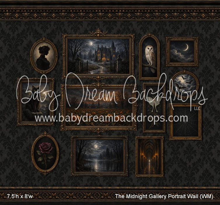 The Midnight Gallery Portrait Wall (WM)