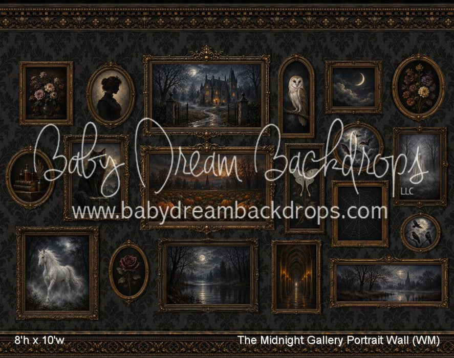 The Midnight Gallery Portrait Wall (WM)