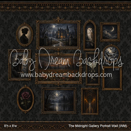 The Midnight Gallery Portrait Wall (WM)