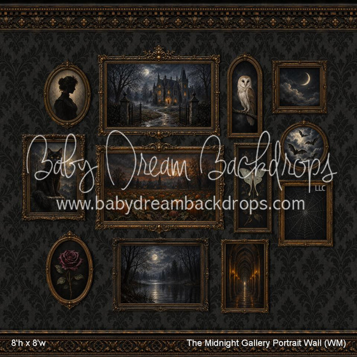 The Midnight Gallery Portrait Wall (WM)