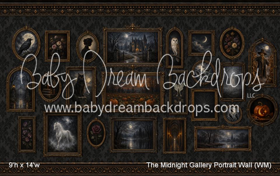 The Midnight Gallery Portrait Wall (WM)