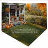 Fabric Room The Pumpkin Porch Front + The Pumpkin Porch Painted Scenery + The Pumpkin Porch Grass Floor