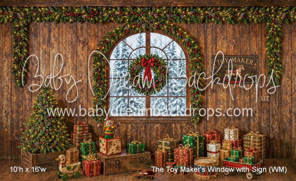 The Toy Maker's Window with Sign (WM)