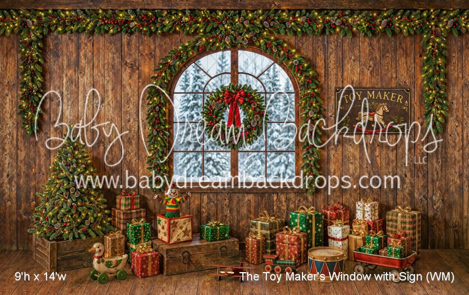 The Toy Maker's Window with Sign (WM)