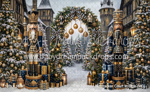 The Yuletide Nutcracker Court In Blue (MD)