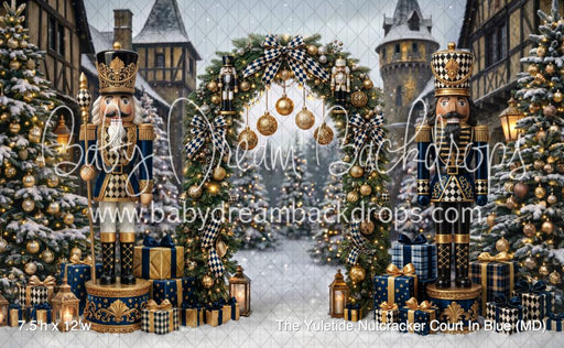 The Yuletide Nutcracker Court In Blue (MD)