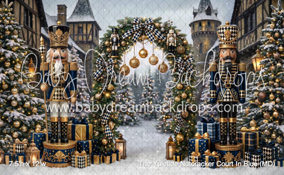 The Yuletide Nutcracker Court In Blue (MD)