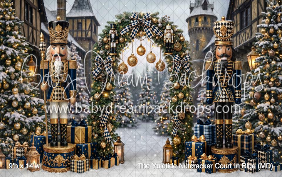 The Yuletide Nutcracker Court In Blue (MD)