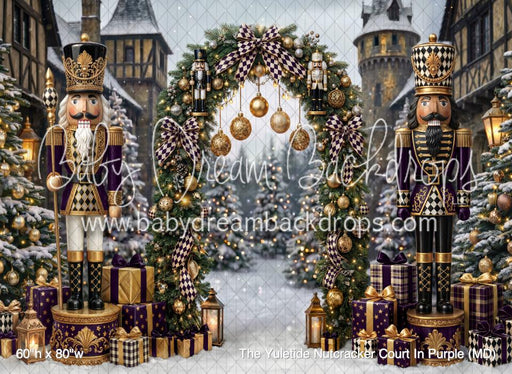 The Yuletide Nutcracker Court In Purple (MD)