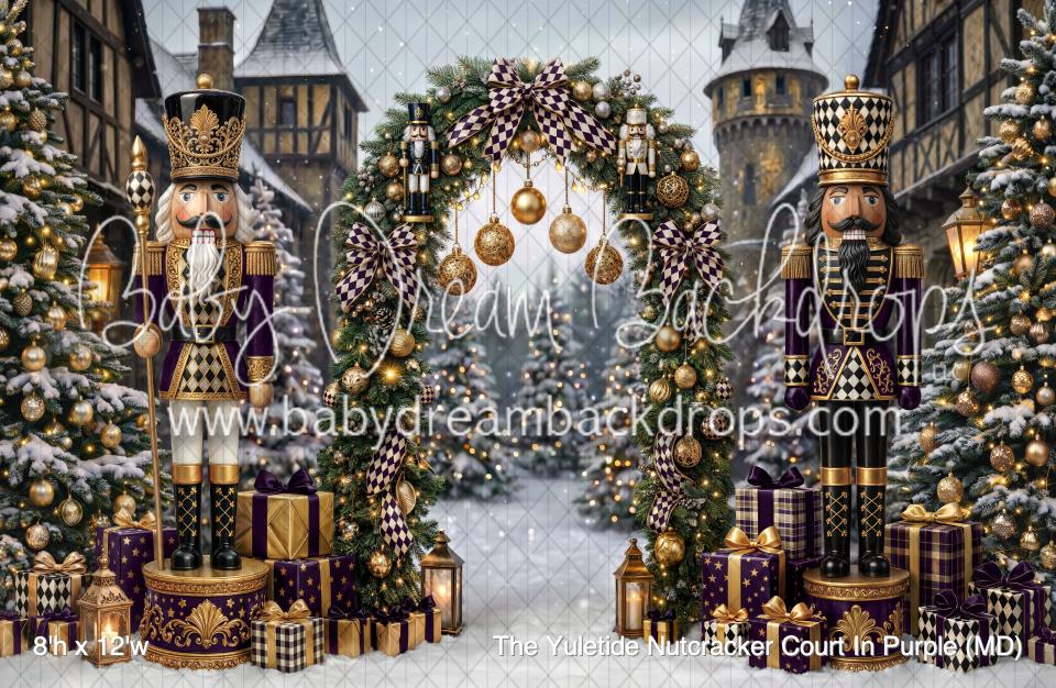 The Yuletide Nutcracker Court In Purple (MD)