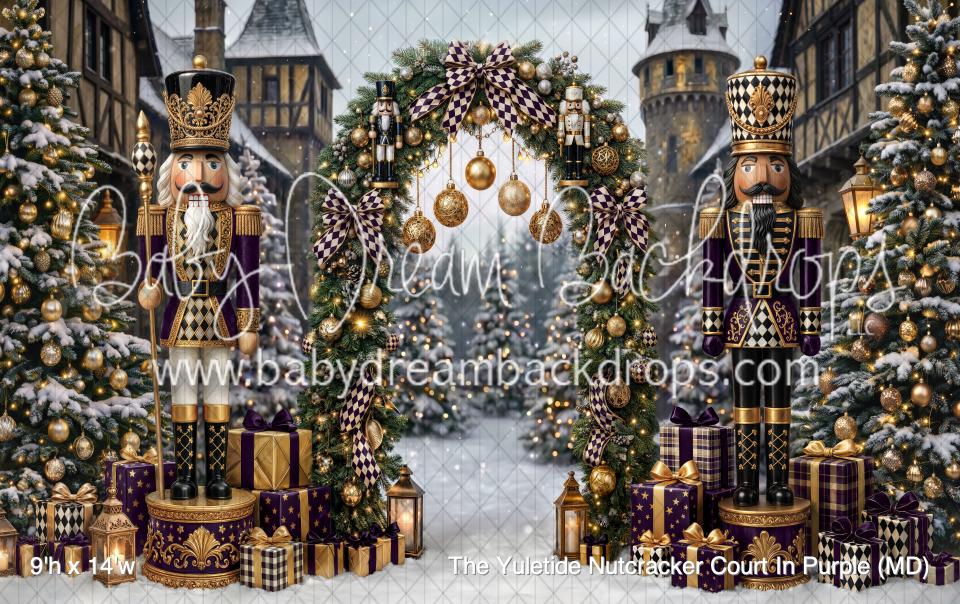 The Yuletide Nutcracker Court In Purple (MD)