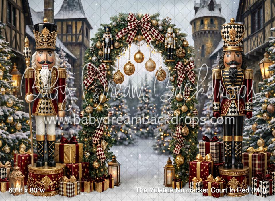 The Yuletide Nutcracker Court In Red (MD)