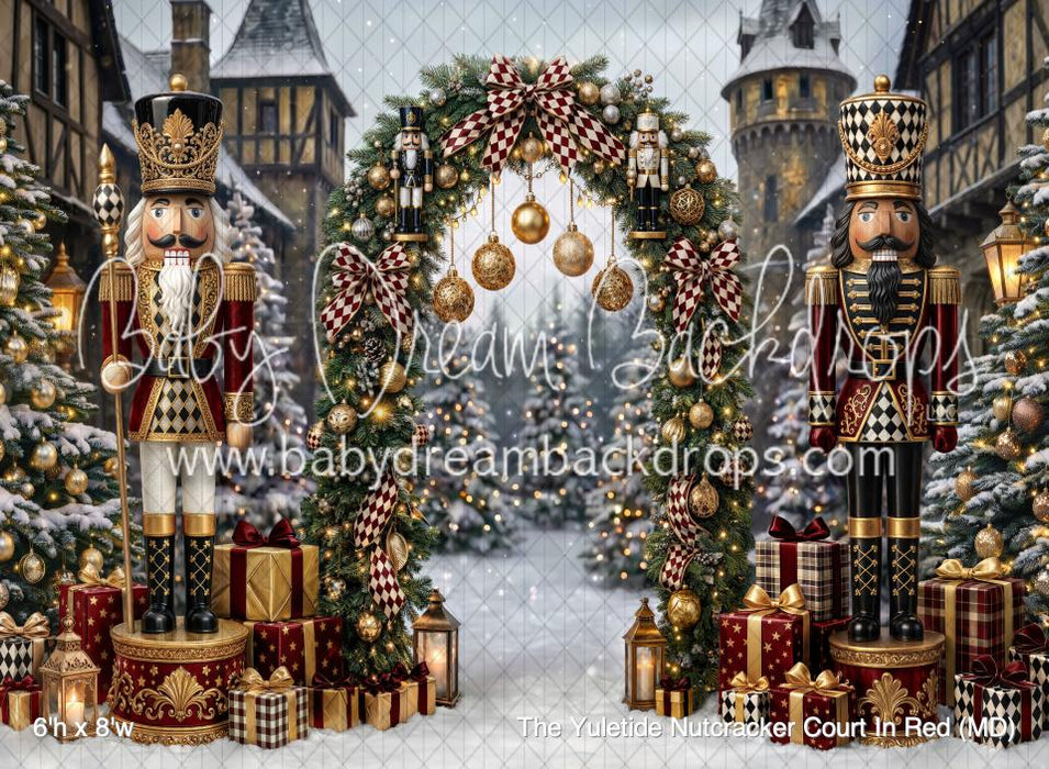 The Yuletide Nutcracker Court In Red (MD)