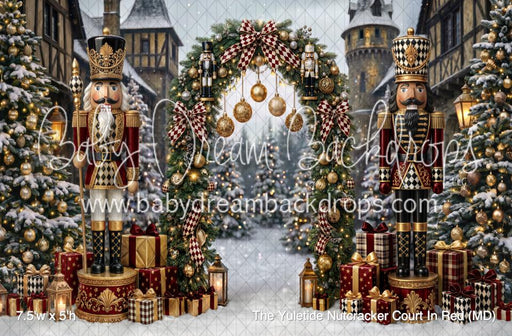 The Yuletide Nutcracker Court In Red (MD)