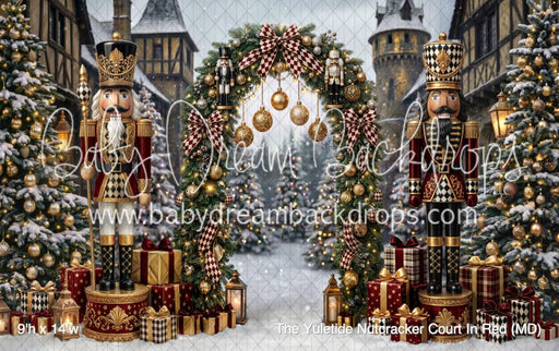 The Yuletide Nutcracker Court In Red (MD)