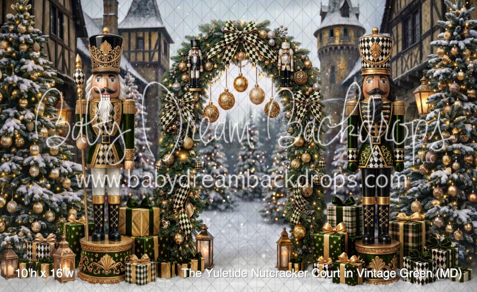 The Yuletide Nutcracker Court in Vintage Green (MD)