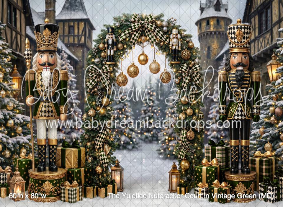 The Yuletide Nutcracker Court in Vintage Green (MD)