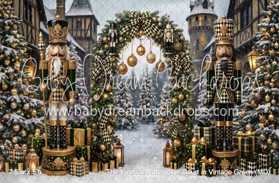 The Yuletide Nutcracker Court in Vintage Green (MD)