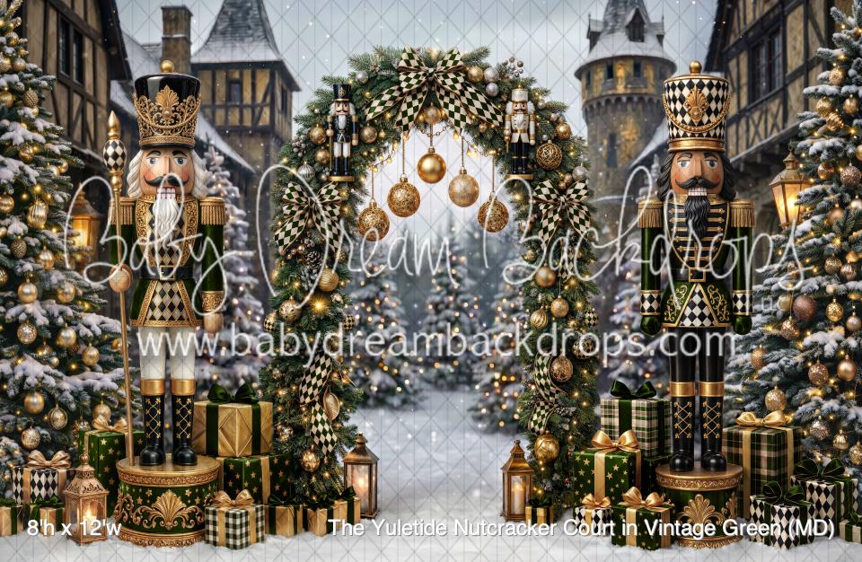 The Yuletide Nutcracker Court in Vintage Green (MD)