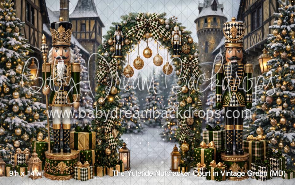The Yuletide Nutcracker Court in Vintage Green (MD)