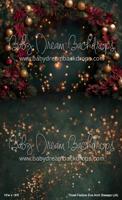 Tinsel Festive Eve Arch Sweeps (JA)