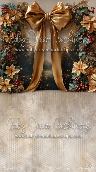 Tinsel Tie Gold Tidings Sweeps (JA)