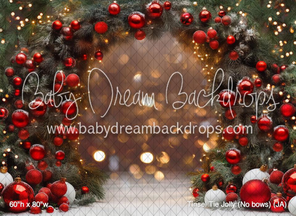 Tinsel Tie Jolly (No bows) (JA)