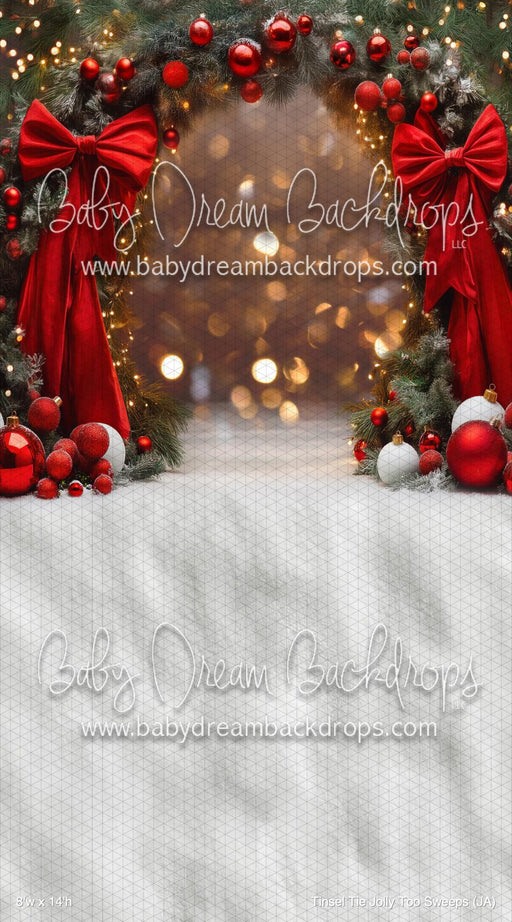 X Drop Tinsel Tie Jolly Too Sweeps (JA)