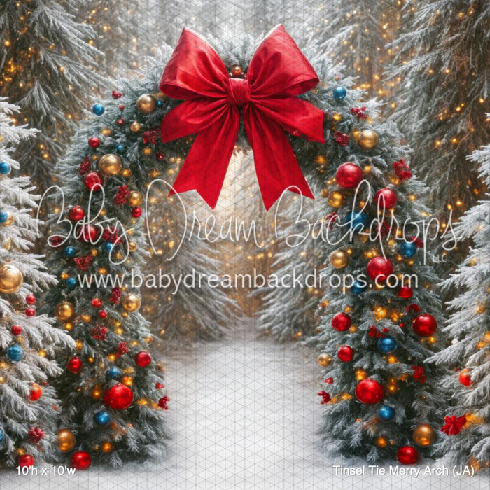 Tinsel Tie Merry Arch (JA)