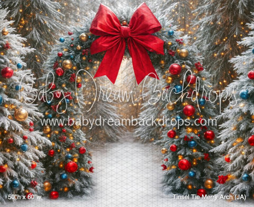 Tinsel Tie Merry Arch (JA)