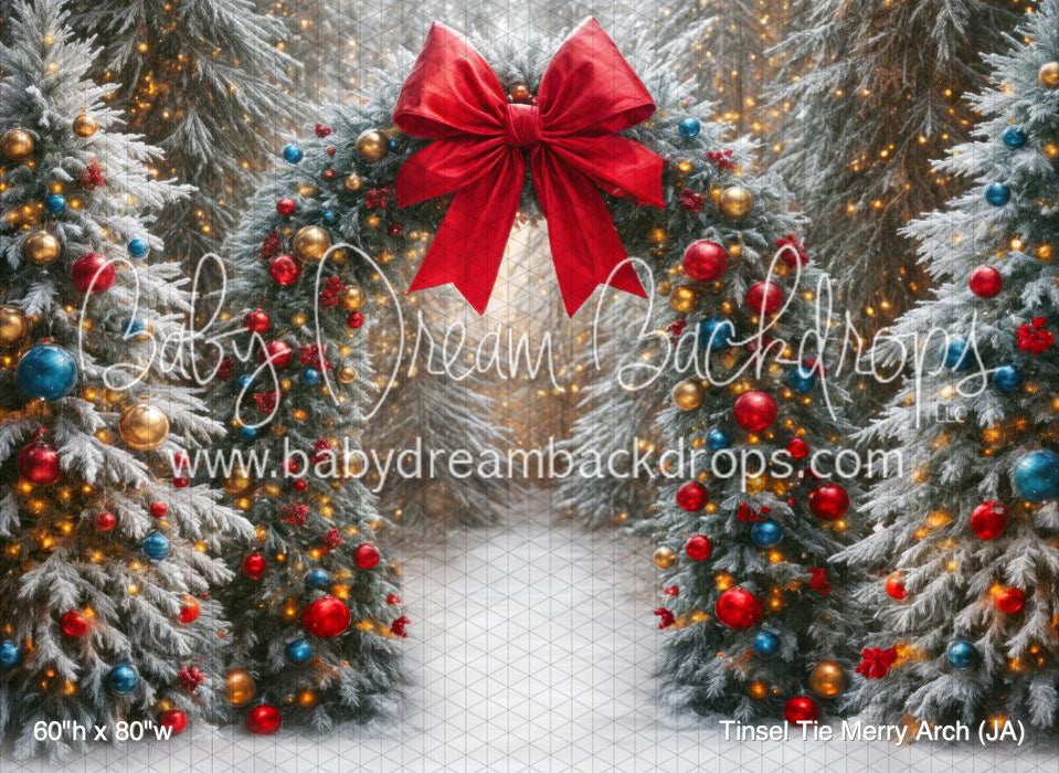 Tinsel Tie Merry Arch (JA)