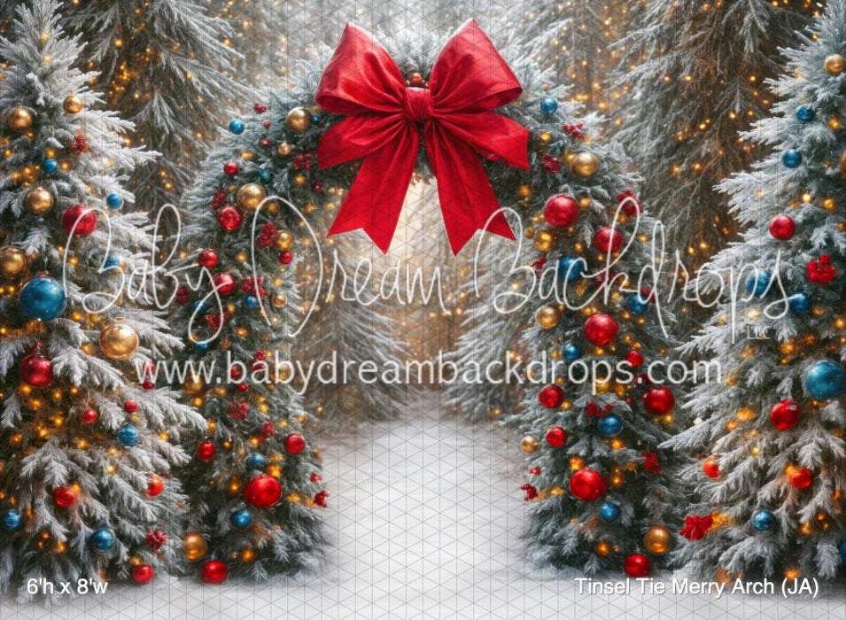 Tinsel Tie Merry Arch (JA)