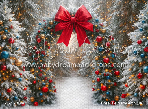 Tinsel Tie Merry Arch (JA)