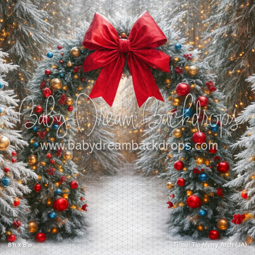 Tinsel Tie Merry Arch (JA)