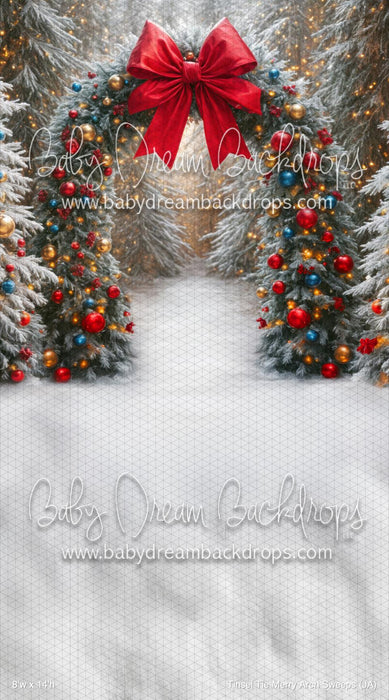 Tinsel Tie Merry Arch Sweeps (JA)